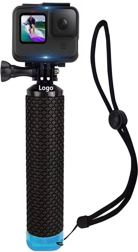 Garpex® Drijvende handgrip floater - Universele Bobber - Accessoire geschikt voor alle action camera's - Geel