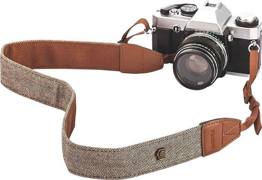 Garpex® Retro Vintage Schouderband - Verstelbaar - Comfortabel - Bruin