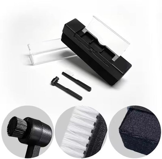 Garpex® 3-in-1 Vinyl Reinigingsset – LP Schoonmaakset – Inclusief Naaldreiniger & Antistatische Platenborstel