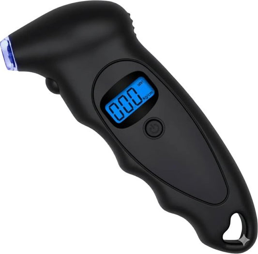 Garpex® Bandenspanningsmeter - Bandendrukmeter - Ingebouwde Zaklamp - Digitaal - Drukmeter