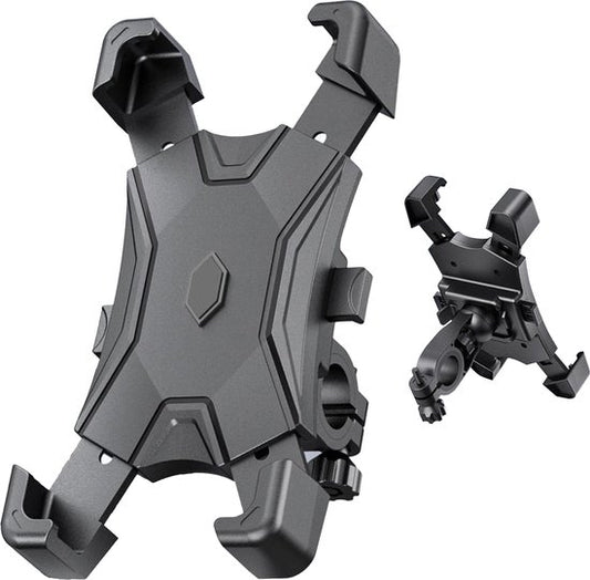 Garpex® Telefoonhouder Fiets - 360 Graden Draaibaar - Anti Shock en Vibratie - Fietshouder voor Smartphones - Mobiel Houder Motor - Universeel