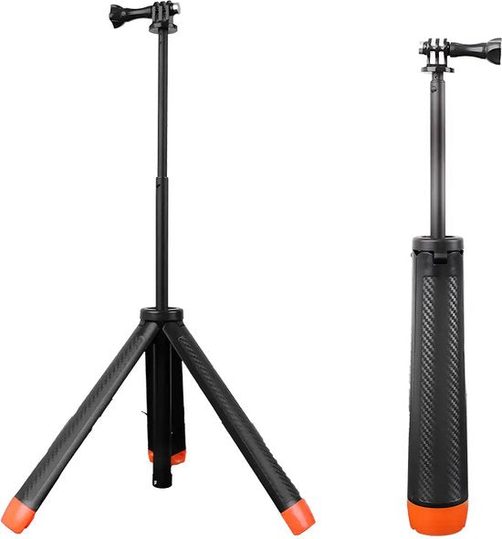 Garpex® Floating Stick geschikt voor Action Camera - Uitschuifbare Tripod Grip Waterproof