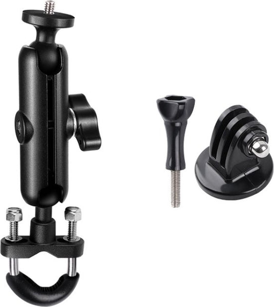 Garpex® Bike Mount voor Actioncamera - Geschikt als Mount voor Motor Scooter Fiets - Universele Mount voor diverse Actioncamera