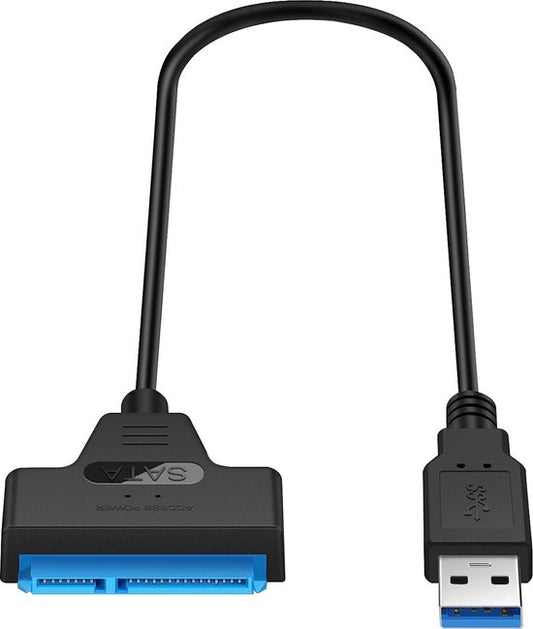 Garpex® USB 3.0 naar IDE/SATA Adapter – Geschikt voor HDD & SSD – Tot 5 Gbps Dataoverdracht – Plug & Play – Bestanden Herstellen & Back-uppen – Compact & Draagbaar