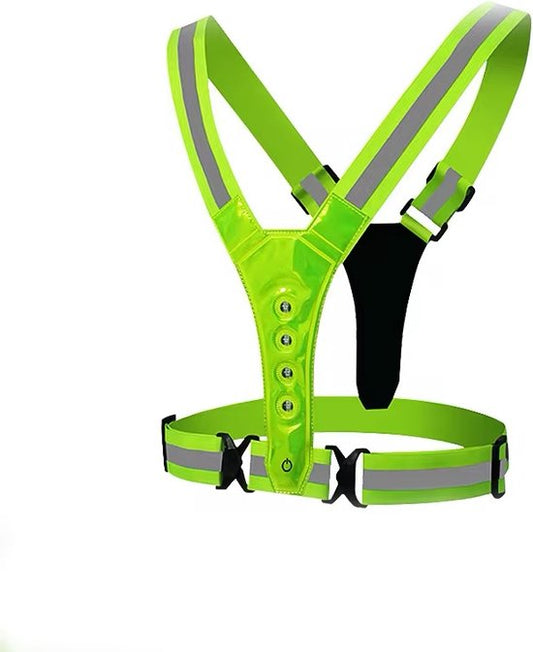 Garpex® Hardloopverlichting - Hoge Kwaliteit - Led - USB-oplaadbaar - Reflecterend Vest - One Size Fits All