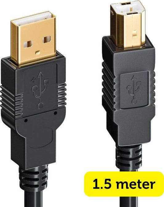 Garpex® Printerkabel - High Speed - USB 2.0 - Printkabel - 1.5 meter